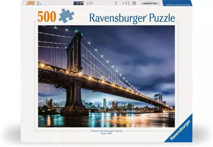 New York - Brooklyn híd Ravensburger 500 darabos kirakó puzzle (RA - 12000224) - puzzlegarden