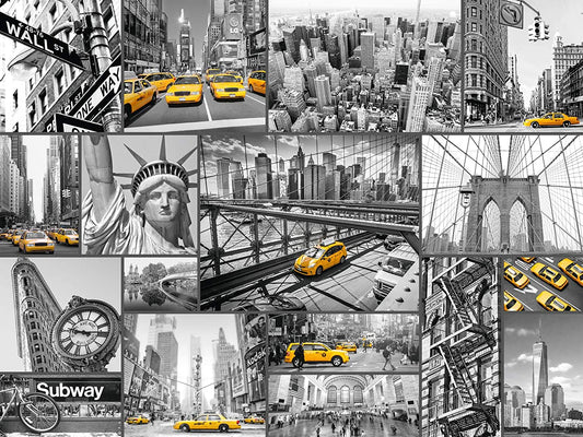 New York-i Taxik Ravensburger 1500 darabos kirakó puzzle (RA-16354 4005556163540) - puzzlegarden