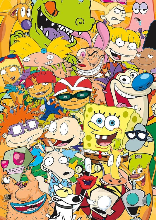 Nickelodeon Szereplők Aquarius 1000 darabos kirakó puzzle (AQ - 65317) - puzzlegarden