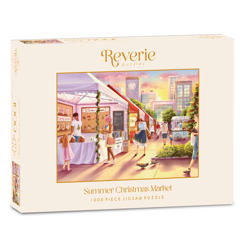 Nyári karácsonyi vásár Reverie 1000 darabos kirakó puzzle (RE - SCM1000AMA) - puzzlegarden