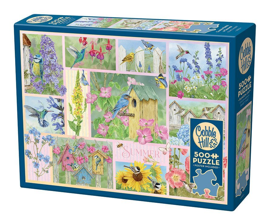 Nyári kerti madarak Cobble Hill 500 darabos kirakó puzzle (CH-45102) - puzzlegarden