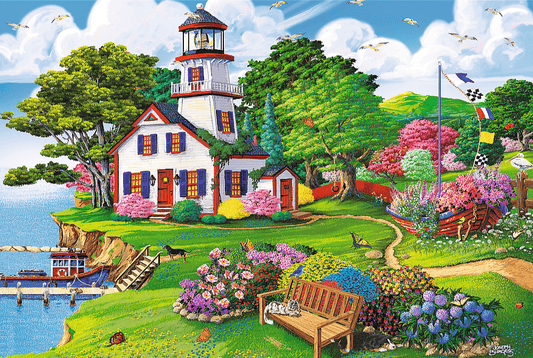 Nyári Menedék - Fa kirakó Trefl Wood Craft 500 darabos kirakó puzzle (TR - 20161) - puzzlegarden