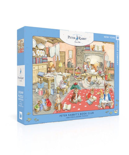 Nyúl Péter Könyvklubja New York Puzzle Company 1000 darabos kirakó puzzle (NYPC - NPZBP2428 840291701930) - puzzlegarden