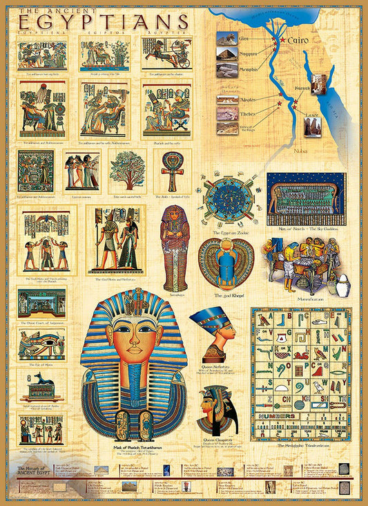 Ókori Egyiptomiak Eurographics 1000 darabos kirakó puzzle (EUR - 6000 - 0083) - puzzlegarden