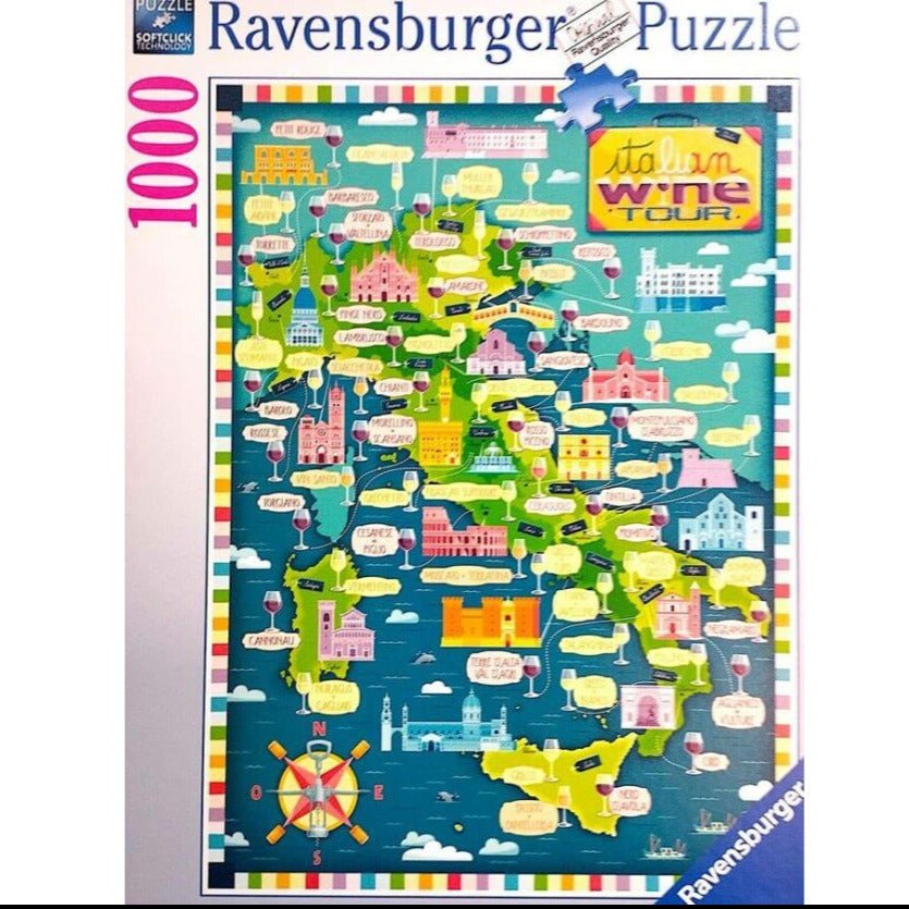 Olasz Borok Ravensburger 1000 darabos kirakó puzzle (RA-17606 4005556176069) - puzzlegarden