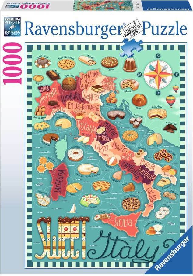 Olasz Desszertek Ravensburger 1000 darabos kirakó puzzle (RA-17605 4005556176052) - puzzlegarden