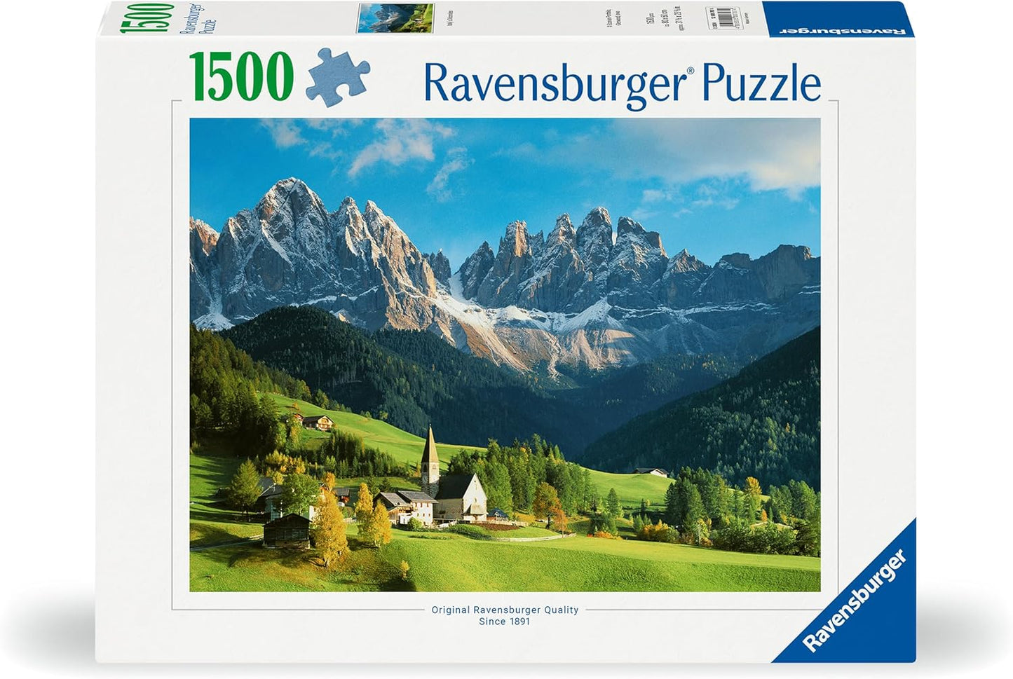 Olaszország Dolomitjai Ravensburger 1500 darabos kirakó puzzle (RA - 12000707 4005555007074) - puzzlegarden