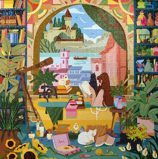 Olvasás és Pihenés Eeboo 1000 darabos kirakó puzzle (EB - PZTRRD) - puzzlegarden