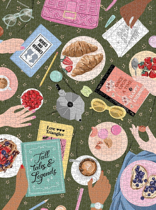 Olvasók társasága Galison 1000 darabos kirakó puzzle (GA - 9780735372160) - puzzlegarden