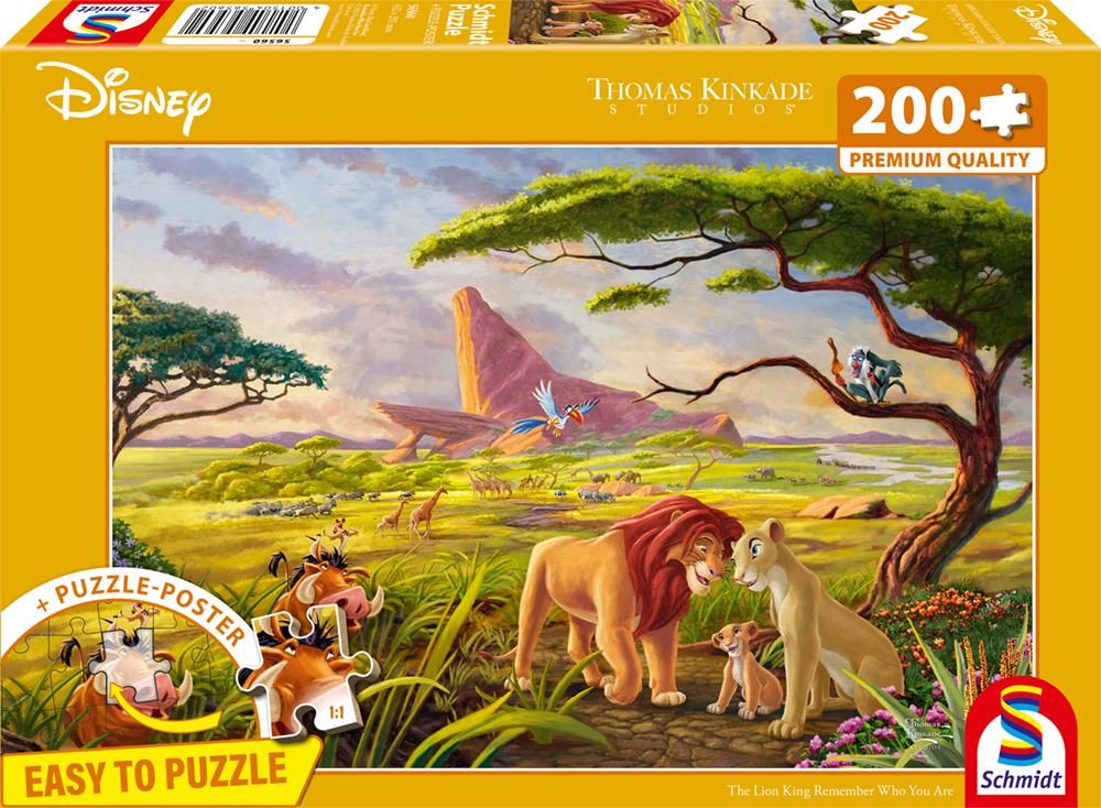 Oroszlánkirály – Emlékezz, ki vagy Schmidt Spiele 200 darabos kirakó puzzle (SCH-56560) - puzzlegarden