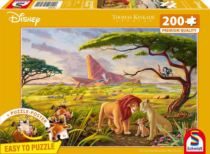 Oroszlánkirály – Emlékezz, ki vagy Schmidt Spiele 200 darabos kirakó puzzle (SCH-56560) - puzzlegarden