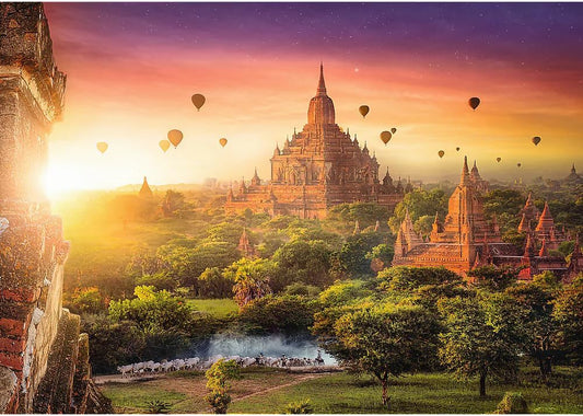 Ősi Templom, Burma Trefl 1000 darabos kirakó puzzle (TR - 10720 5900511107203) - puzzlegarden