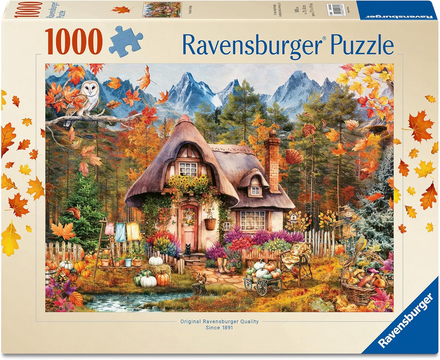 Őszi kunyhó Ravensburger 1000 darabos kirakó puzzle (RA-12001682) - puzzlegarden