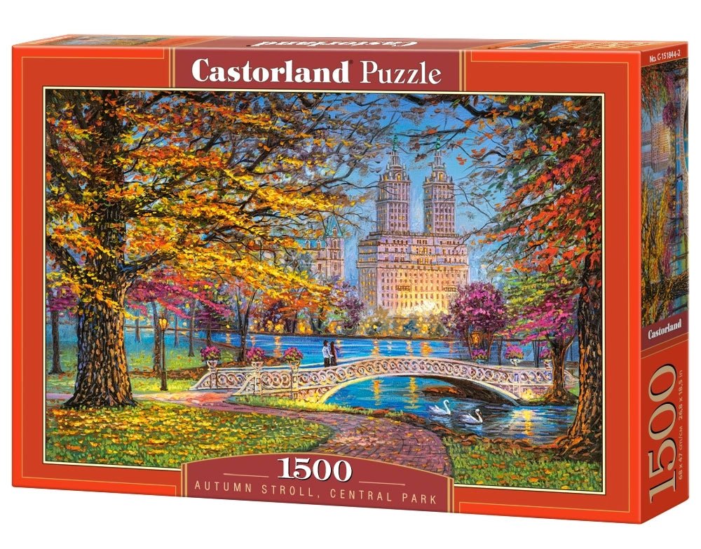 Őszi séta a Central Parkban Castorland 1500 darabos kirakó puzzle (C-151844 5904438151844) - puzzlegarden