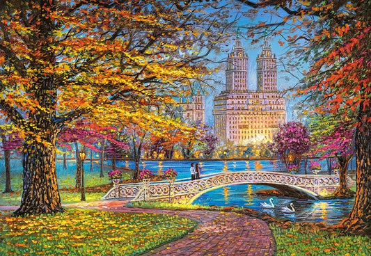 Őszi séta a Central Parkban Castorland 1500 darabos kirakó puzzle (C-151844 5904438151844) - puzzlegarden