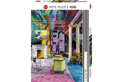 Otthon sorozat - Szoba Hullámmal HEYE 1000 darabos kirakó puzzle (HE-29974 4001689299743) - puzzlegarden