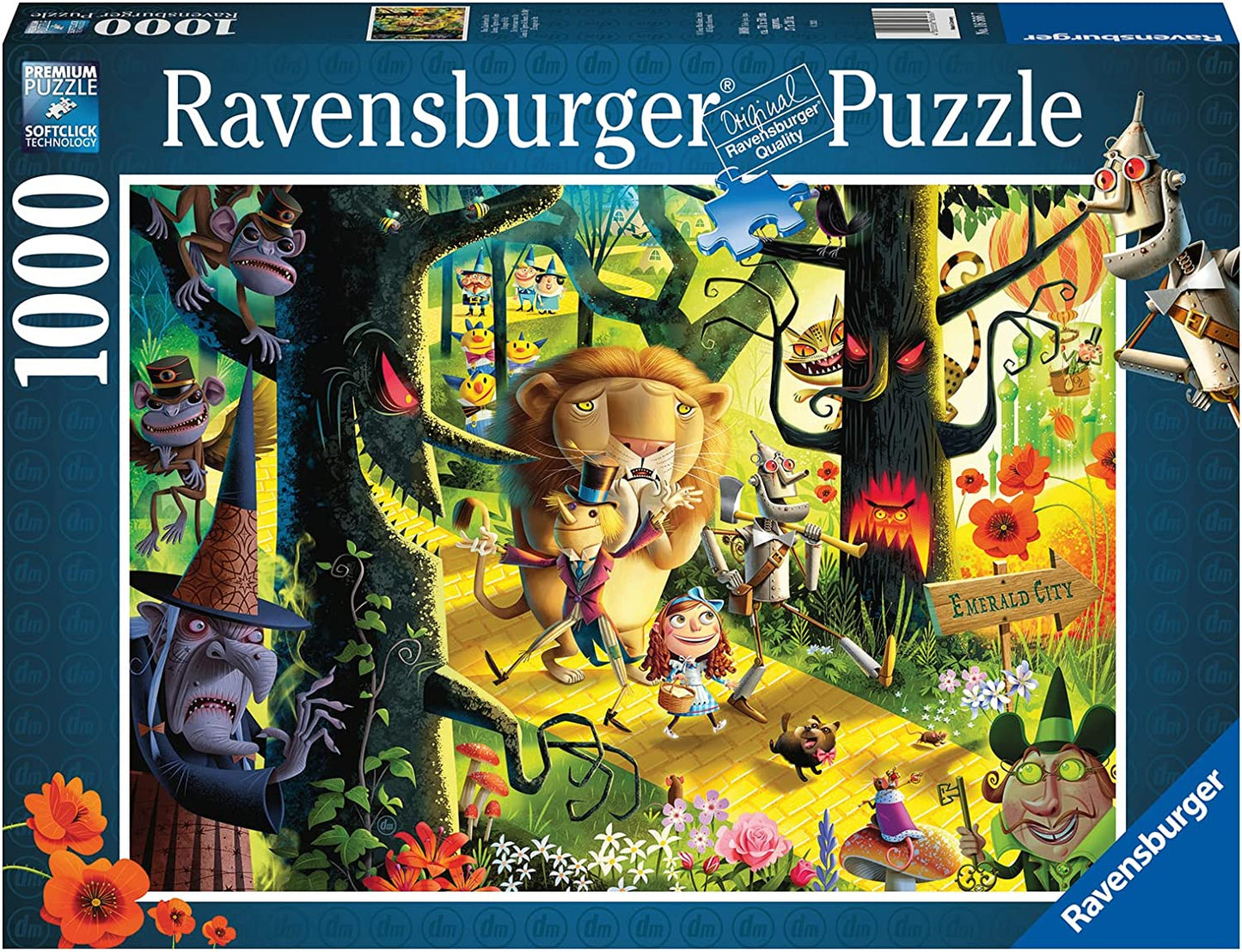 Óz, a Nagy Varázsló Ravensburger 1000 darabos kirakó puzzle (RA-16566 4005556165667) - puzzlegarden