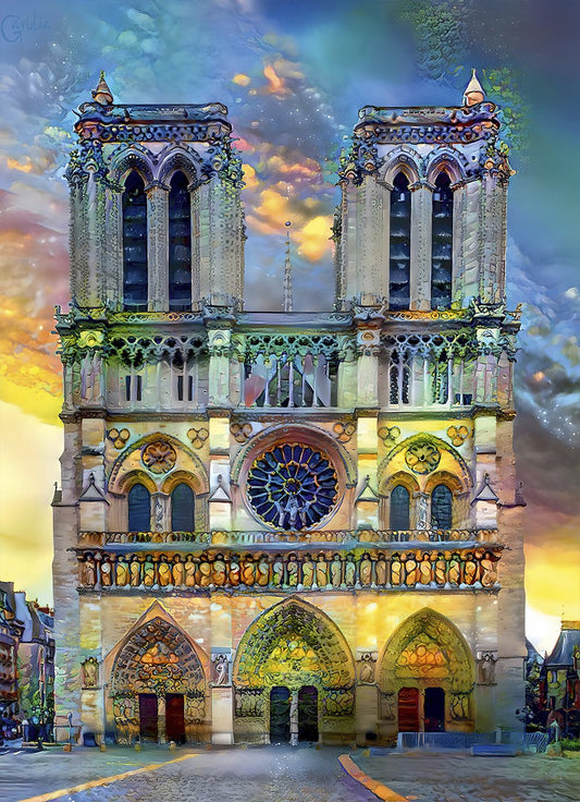 A párizsi Notre-Dame Bluebird 1000 darabos kirakó puzzle (BB-F-90039 3663384900396) - puzzlegarden