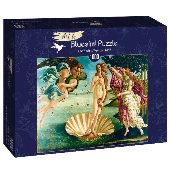 Botticelli - Vénusz Születése Bluebird 1000 darabos kirakó puzzle (BB-60055 3663384600555) - puzzlegarden