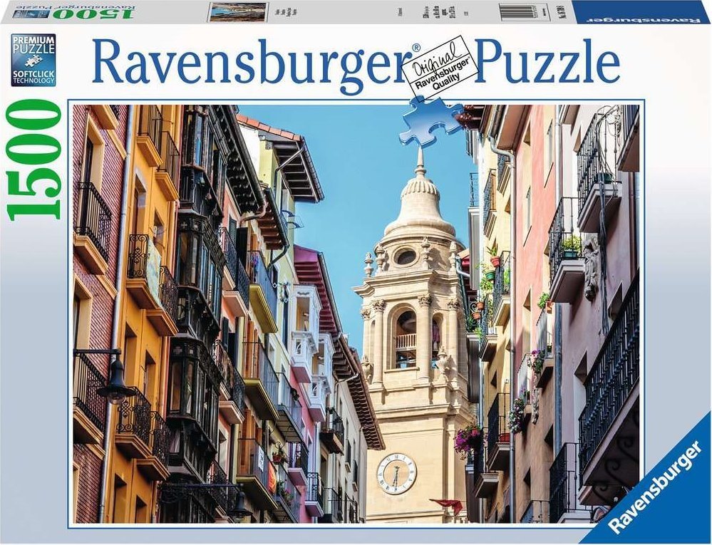 Pamplona, Spanyolország Ravensburger 1500 darabos kirakó puzzle (RA-16709 4005556167098) - puzzlegarden