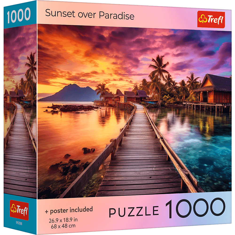 Paradicsomi naplemente Trefl 1000 darabos kirakó puzzle (TR-USA_99288) - puzzlegarden