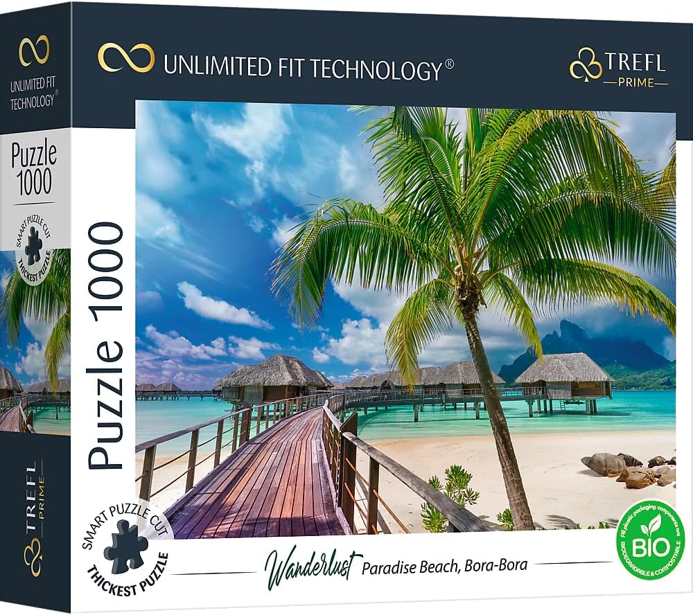 Paradicsomi tengerpart, Bora - Bora Trefl Prime 1000 darabos kirakó puzzle (TR - 10704) - puzzlegarden