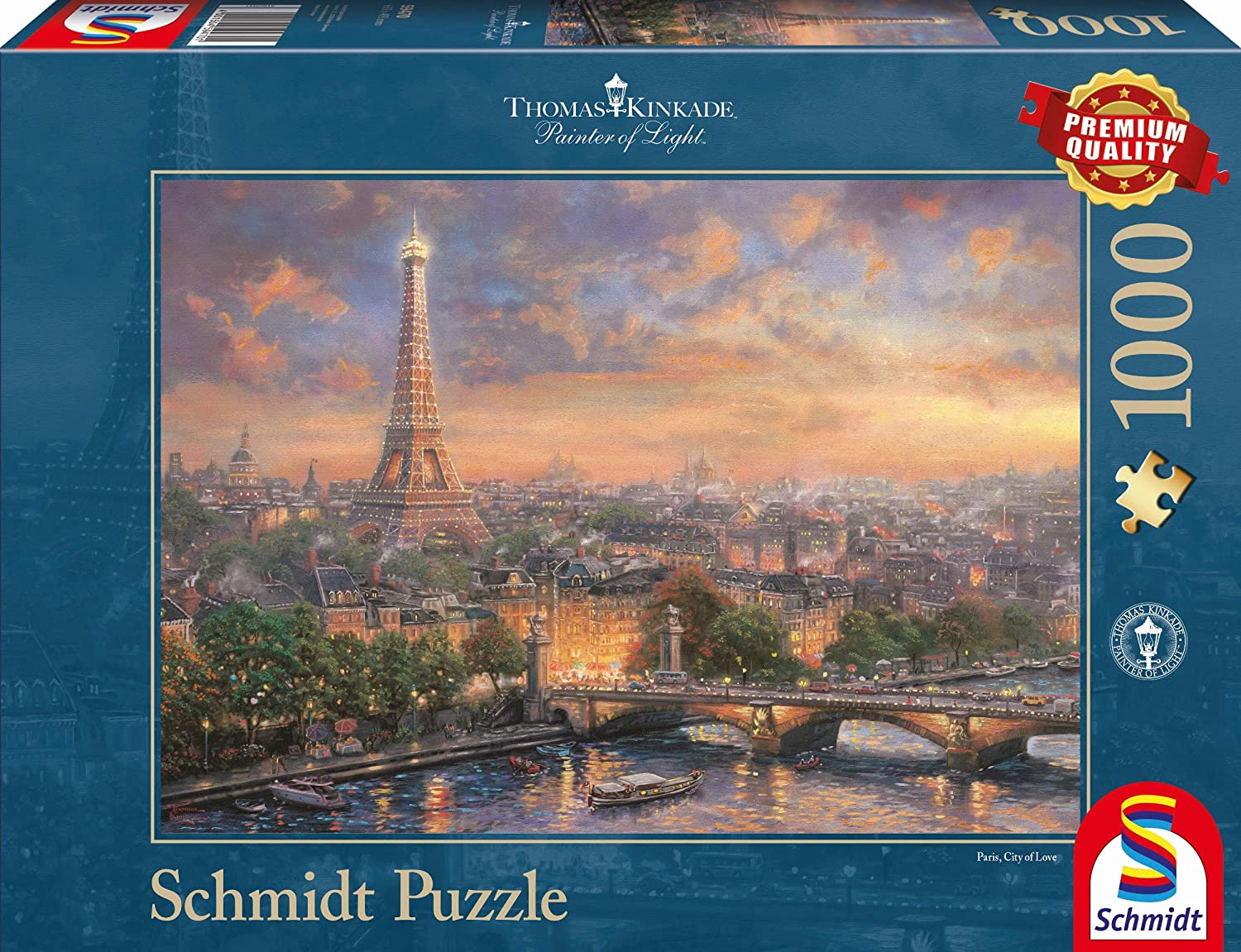 Párizs, a fények városa Schmidt 1000 darabos kirakó puzzle (SCH-59470 4001504594701) - puzzlegarden