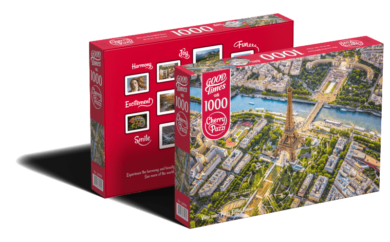 Párizs a magasból CherryPazzi 1000 darabos kirakó puzzle (CP-30189 5903728730189) - puzzlegarden