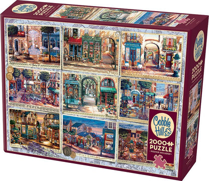 Párizsi emlékek Cobble Hill 2000 darabos kirakó puzzle (CH-89020 625012890205) - puzzlegarden