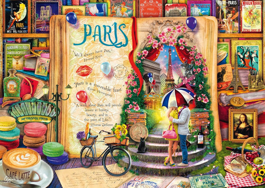 Párizsi emlékek Schmidt Spiele 1000 darabos kirakó puzzle (SCH - 58599) - puzzlegarden