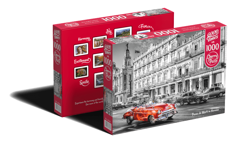 Paseo de Marti, Havanna CherryPazzi 1000 darabos kirakó puzzle (CP-30332 5903728730332) - puzzlegarden