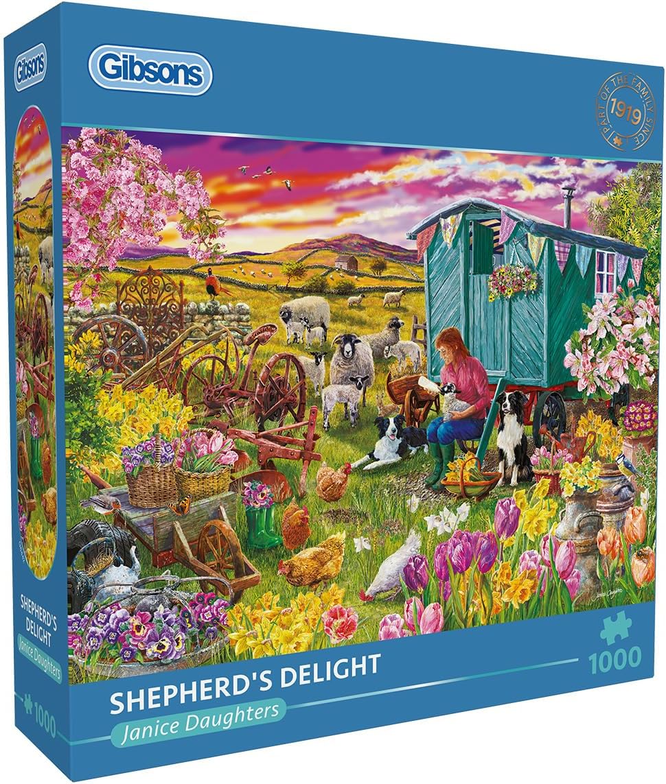 Pásztor öröme Gibsons 1000 darabos kirakó puzzle (G - G6442) - puzzlegarden