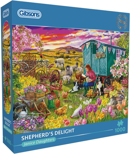 Pásztor öröme Gibsons 1000 darabos kirakó puzzle (G - G6442) - puzzlegarden