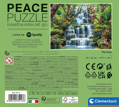 Peace Puzzle - Áramlás Clementoni 500 darabos kirakó puzzle (CL-35117 8005125351176) - puzzlegarden