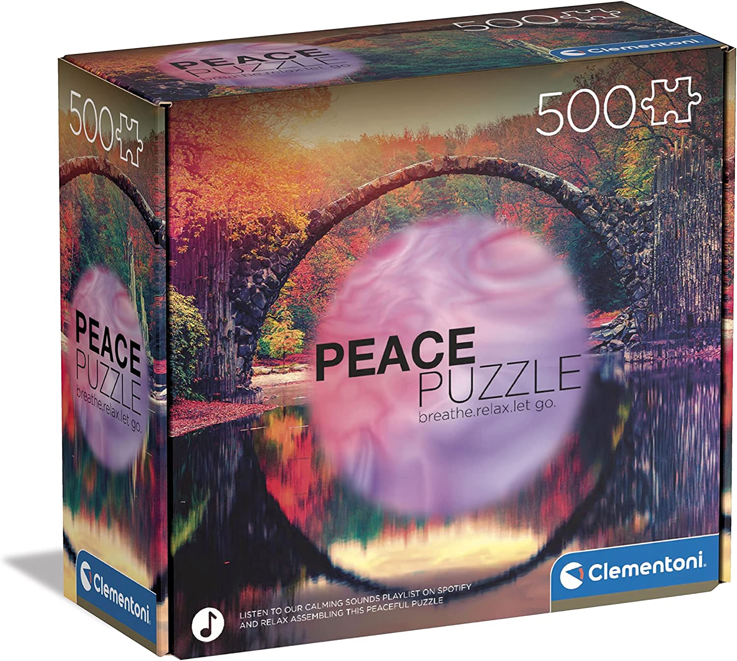 Peace Puzzle - Békés Nyugalom Clementoni 500 darabos kirakó puzzle (CL-35119 8005125351190) - puzzlegarden