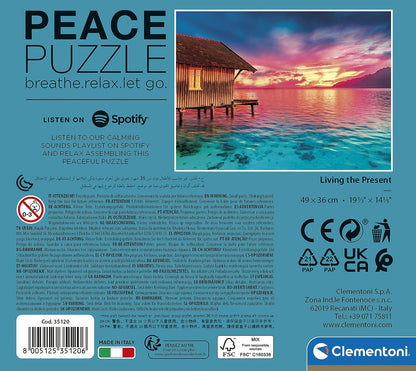 Peace Puzzle - Éld meg a Pillanatot Clementoni 500 darabos kirakó puzzle (CL-35120 8005125351206) - puzzlegarden