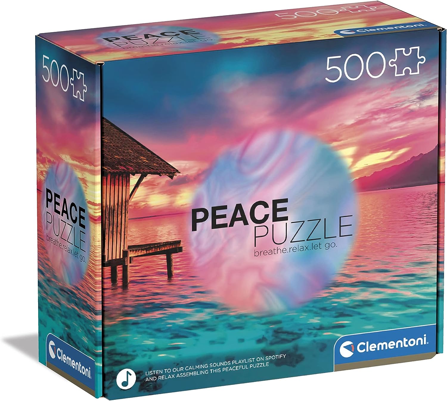 Peace Puzzle - Éld meg a Pillanatot Clementoni 500 darabos kirakó puzzle (CL-35120 8005125351206) - puzzlegarden