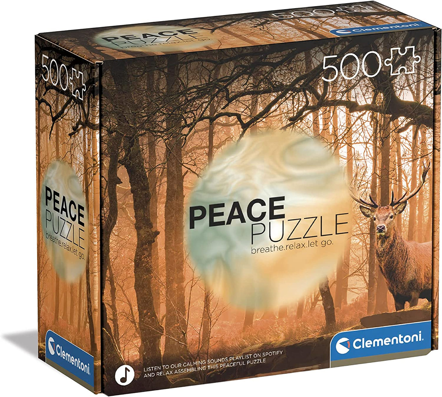 Peace Puzzle - Suttogó Csend Clementoni 500 darabos kirakó puzzle (CL-35118 8005125351183) - puzzlegarden