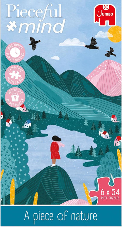 Pieceful mind – Egy darabka természet – 6x54 Jumbo 54 darabos kirakó puzzle (JU - 1110100681) - puzzlegarden