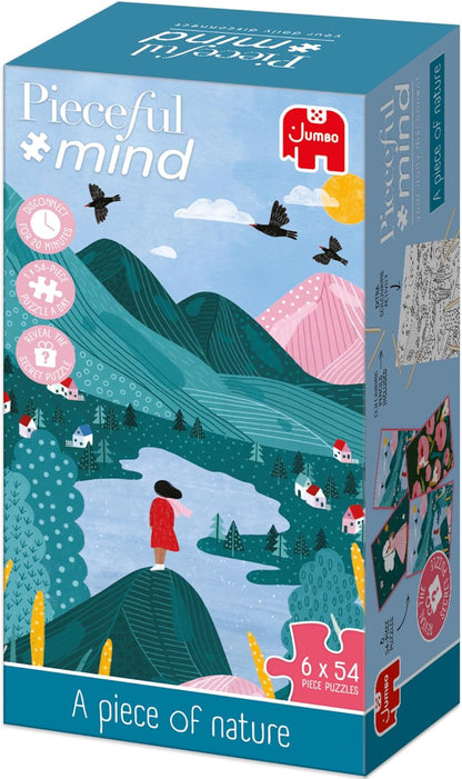 Pieceful mind – Egy darabka természet – 6x54 Jumbo 54 darabos kirakó puzzle (JU - 1110100681) - puzzlegarden