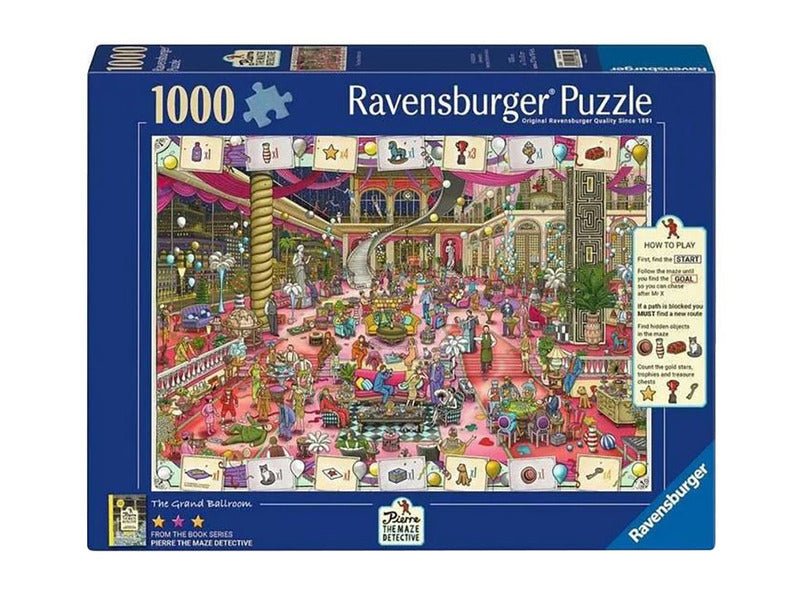 Pierre, A Labirintus Detektív - A Bálterem Ravensburger 1000 darabos kirakó puzzle (RA - 12001086 4005555010869) - puzzlegarden