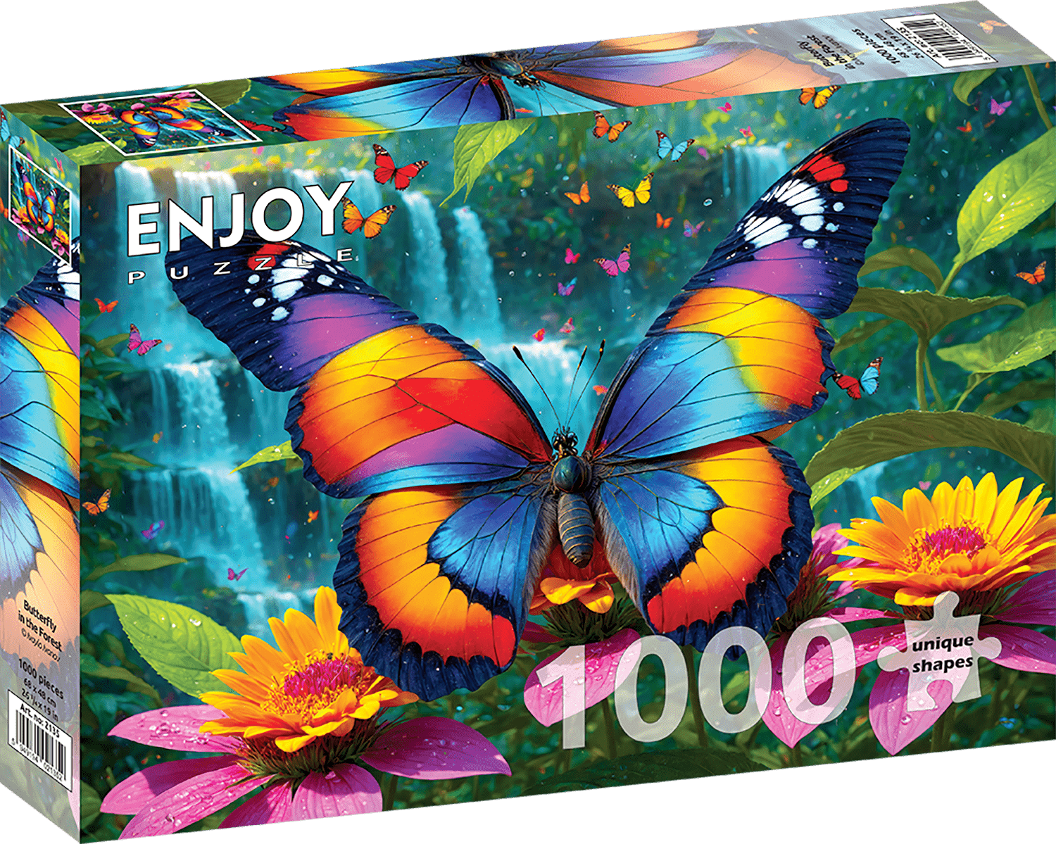 Pillangó a Dzsungelben Enjoy 1000 darabos kirakó puzzle (EN-2135 5949194021352) - puzzlegarden