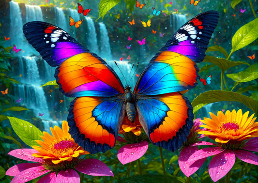 Pillangó a Dzsungelben Enjoy 1000 darabos kirakó puzzle (EN - 2135) - puzzlegarden