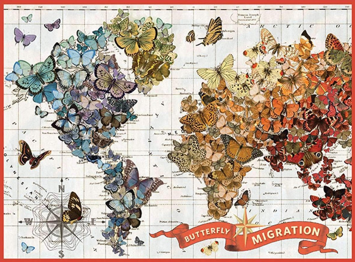 Pillangó Migráció Galison 1000 darabos kirakó puzzle (GA-M052520F-BM 9780735340084) - puzzlegarden