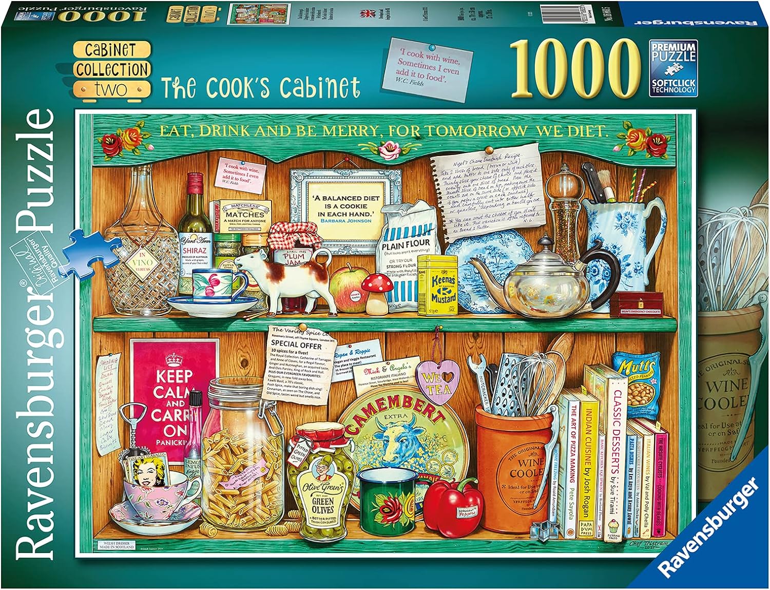 Polcok - A szakács polca Ravensburger 1000 darabos kirakó puzzle (RA-16883 4005556168835) - puzzlegarden