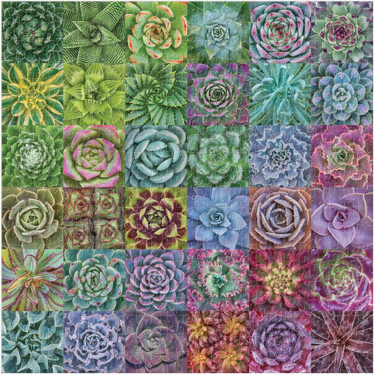 Pompás Pozsgások Galison 500 darabos kirakó puzzle (GA - M052520S - SS) - puzzlegarden