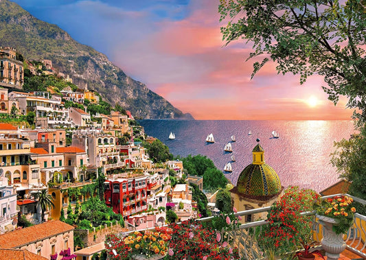 Positano - XXL Ravensburger 500 darabos kirakó puzzle (RA - 14876 4005556148769) - puzzlegarden