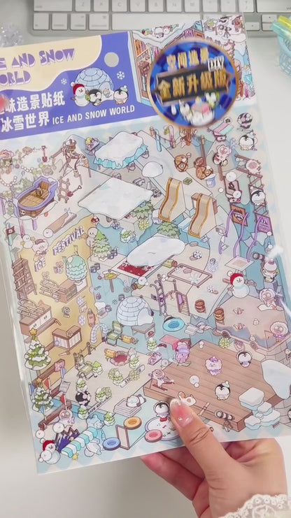 Jég és hó birodalma - matricajelenet