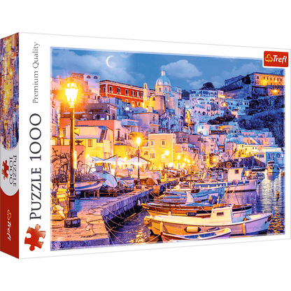 Procida Sziget Éjjel, Olaszország Trefl 1000 darabos kirakó puzzle (TR - 10794 5900511107944) - puzzlegarden