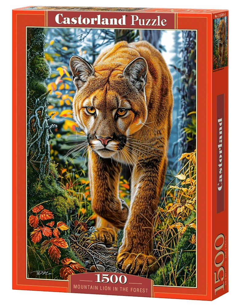 Puma az Erdőben Castorland 1500 darabos kirakó puzzle (C - 152261 5904438152261) - puzzlegarden